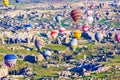 Colorful Hot Air Balloons over Cappadocia Turkey Royalty Free Stock Photo